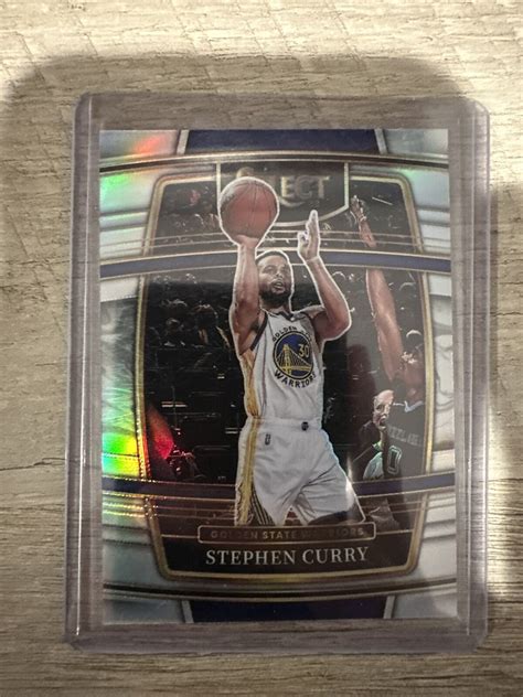 Panini Select Stephen Curry Concourse Silver Prizm Warriors Ebay