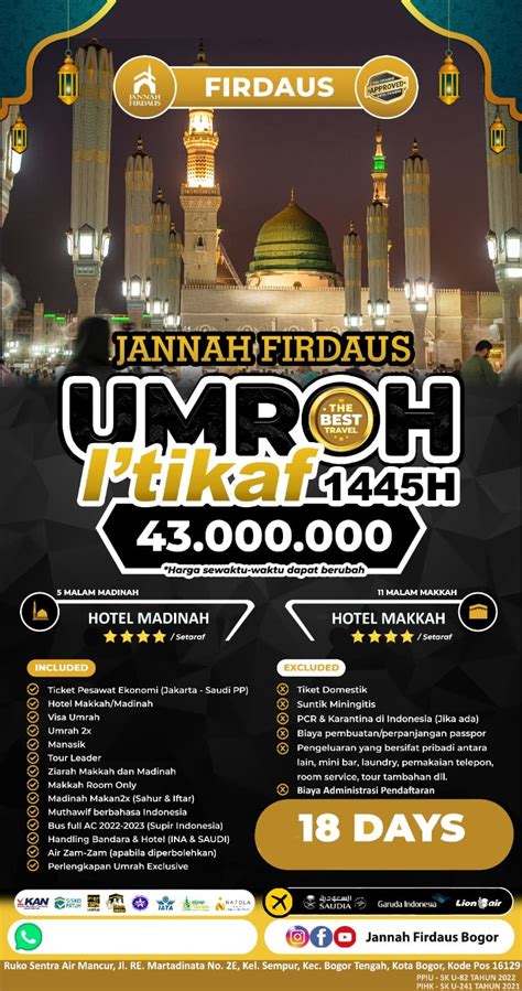 Umroh Ramadhan Bersama Jannah Firdaus