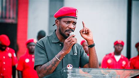 Ugandan Opposition Leader Bobi Wine Stands In Solidarity With Anti