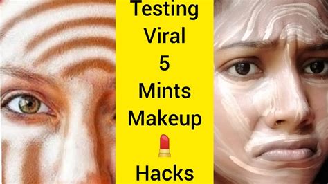 Testing Out Viral Makeup Hacks💄 By 5mints Crafts Wrong Riyapatra