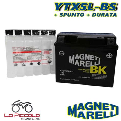 Marelli Ytx L Bs Sealed Magneti Battery Hm Cre X Ebay