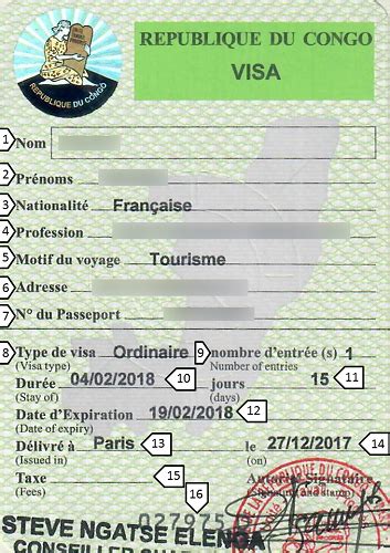 Demande De Visa Congo Brazzaville En Ligne Prix Et D Lais R Els