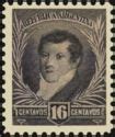 Stamp Manuel Belgrano 1770 1820 perf 11½ Argentina Personalities