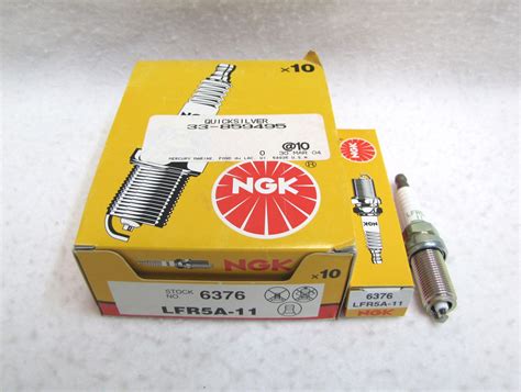 NGK Spark Plugs 6376 LFR5A 11 10 Pack Express Marine