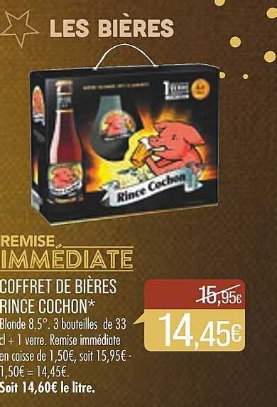 Promo Coffret De Bières Rince Cochon chez Match iCatalogue fr