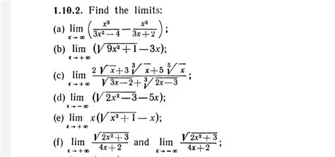 Real Analysis Find Lim X To Infty Frac Sqrt 2x 2 3 4x 2