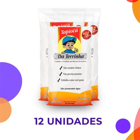 Goma Pronta Para Tapioca Da Terrinha Caixa Com 12 Kg Parcelamento Sem