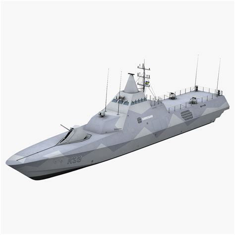 Visby Class Corvette 3D Model $99 - .obj .fbx .max - Free3D