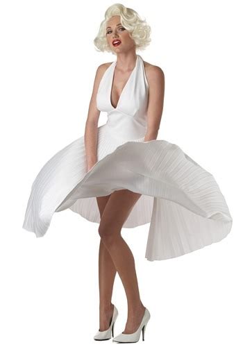 Vestido Blanco Deluxe De Marilyn Monroe Para Adolescente