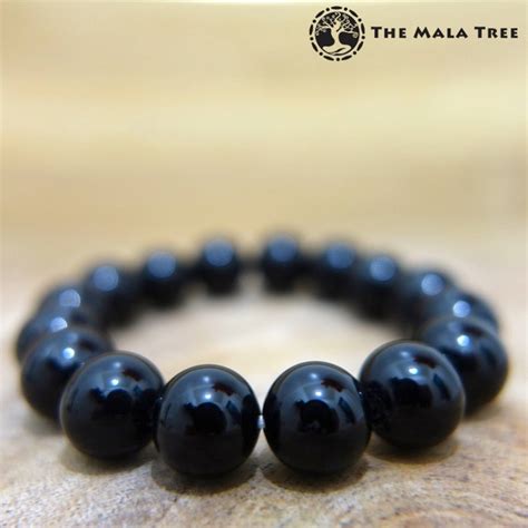 BLACK OBSIDIAN Bracelet - The Mala Tree