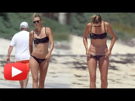 Latest Hot Maria Sharapova Bikini Body In Black Hot Or Not INTHEFAME