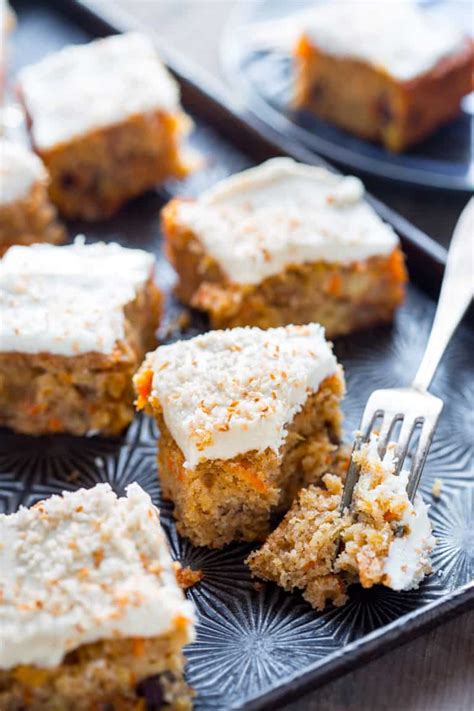 Maple Carrot Sheet Cake Healthy Seasonal Recipes