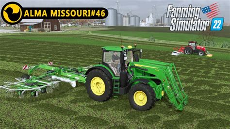 SPREADING SLURRY AND MAKING SILAGE BALES ALMA MISSOURI 46 TIMELAPSE