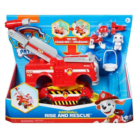 Paw Patrol Marshall S Rise And Rescue Transforming Vehicle Playset With