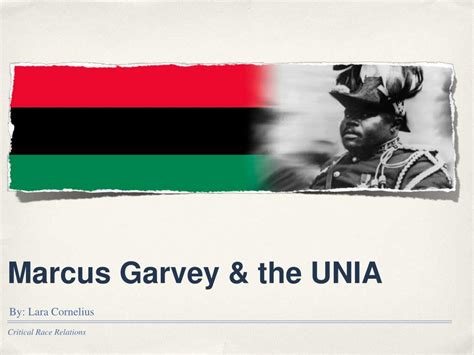 PPT - Marcus Garvey & the UNIA PowerPoint Presentation, free download ...