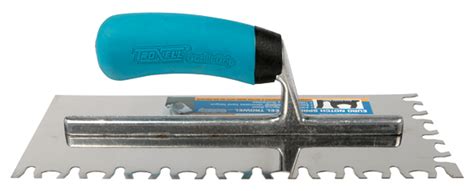 Euro Combo Notch Stainless Steel Trowel Troxellusa