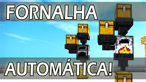 Como Fazer Uma Fornalha Autom Tica No Minecraft Constru Es Vordex