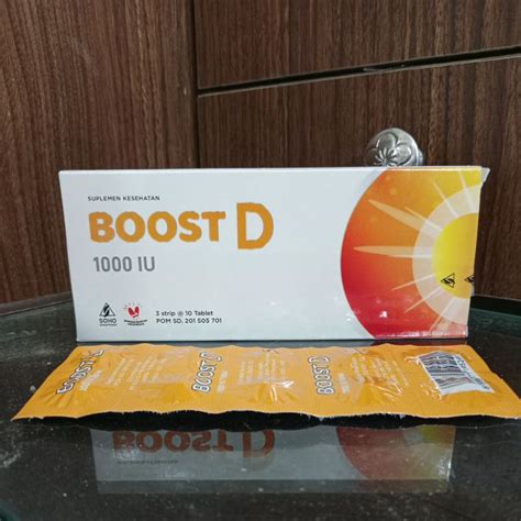 Jual Boost D Vitamin D Iu Strip Tablet Shopee Indonesia