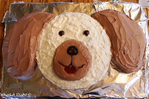 What A Dish!: Puppy Dog Birthday Cake