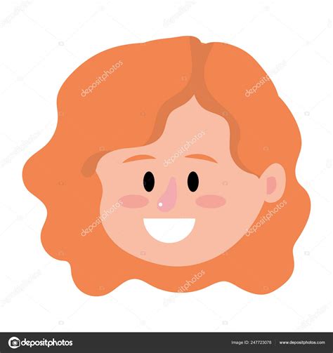 Beautiful Woman Face Smiling Stock Vector Image By ©stockgiu 247723078