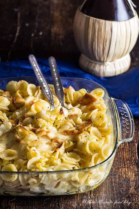 Orecchiette Al Forno Con Verza E Scamorza Affumicata Ricetta Cibo