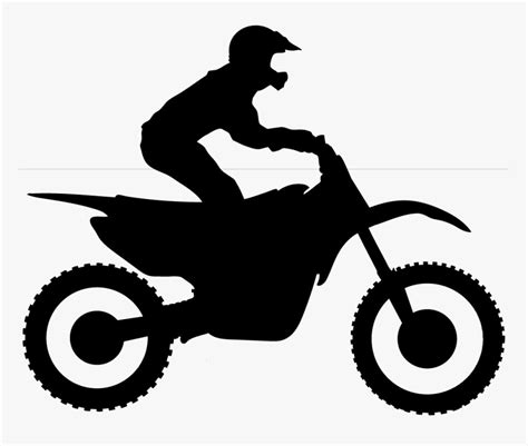 Transparent Biker Png Dirt Bike Drawing Easy Png Download