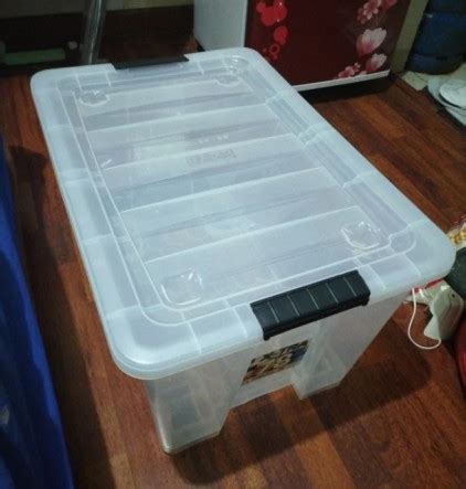 Box Container Ezy CB 47 Liter Storage Box Kontainer Transparan