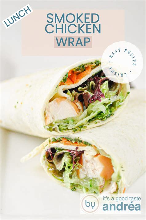 Wrap With Smoked Chicken By Andrea Janssen