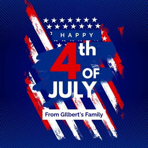 Design Created With PosterMyWall Gilberts 4th Of July Celebration