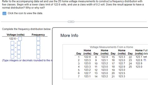 Solved Refer To The Accompanying Data Set And Use The 25