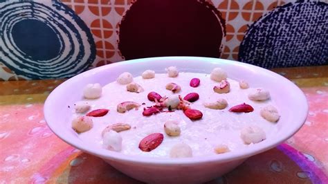 Kheer Recipe Rice Kheer Recipe 😋 Youtube