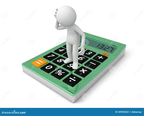 Calculator Stock Illustration Illustration Of Finance 30990632