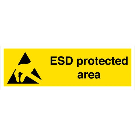 Esd Protected Area Signs From Key Signs Uk