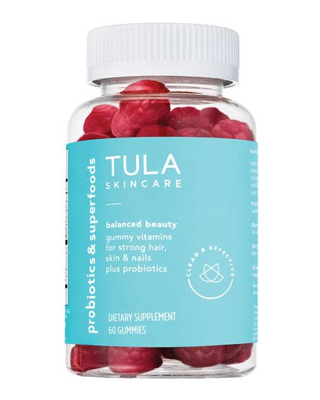 Tula Balanced Beauty Gummy Vitamins For Strong Hair Skin And Nails