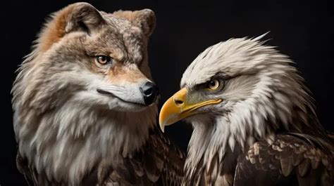 Eagle And Wolf Fighting Background Wolf And Eagle Picture Wolf