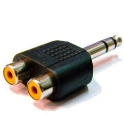 Ficha Adaptadora Jack Mm Macho Stereo Rca F Mea Tecnomartins Pt