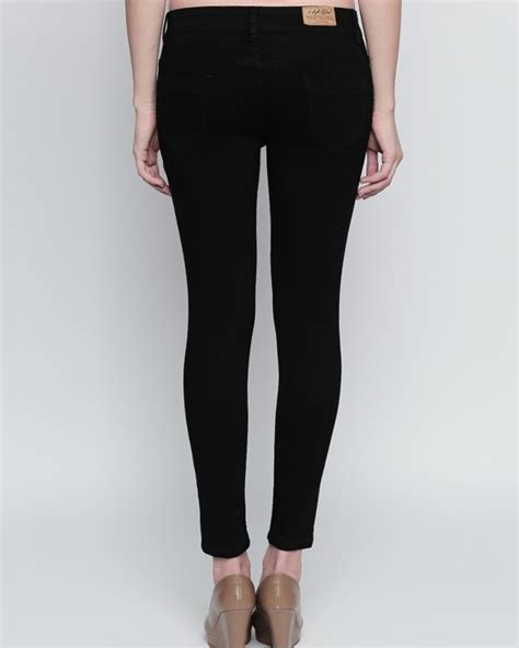 Buy Women's Black High Rise Slim Fit Jeans Online at Bewakoof