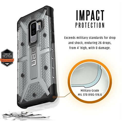 URBAN ARMOR GEAR Uag Samsung Galaxy S9 Plasma Robust Hülle Klar Eis