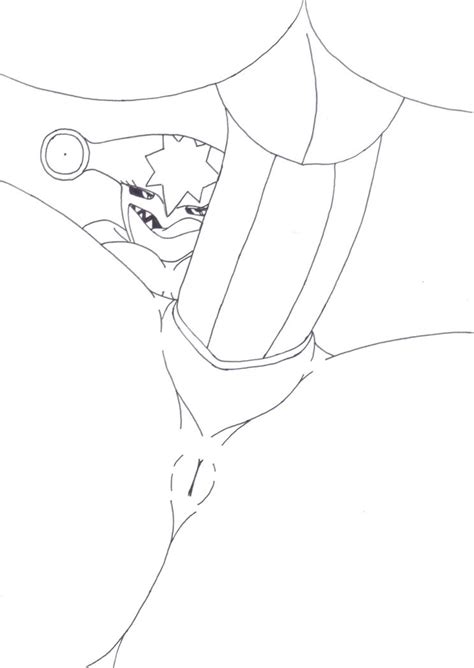 Rule 34 Bluec Female Garchomp Insertion Male Monochrome Nude Partial Male Penis Pokemon