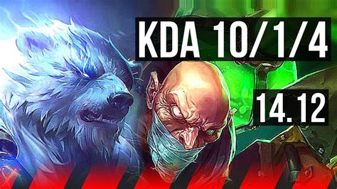 Volibear Vs Singed Top 1014 Rank 9 Voli 600 Games Dominating