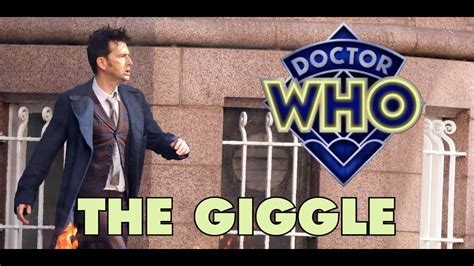 Dr Who THE GIGGLE David Tennant And The Toymaker Filming Riot In