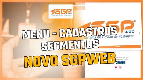 Menu Cadastros Segmentos Novo Sgpweb Youtube