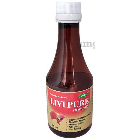 Vedic Livipure Syrup 200ml Each Buy Combo Pack Of 20 Bottles At