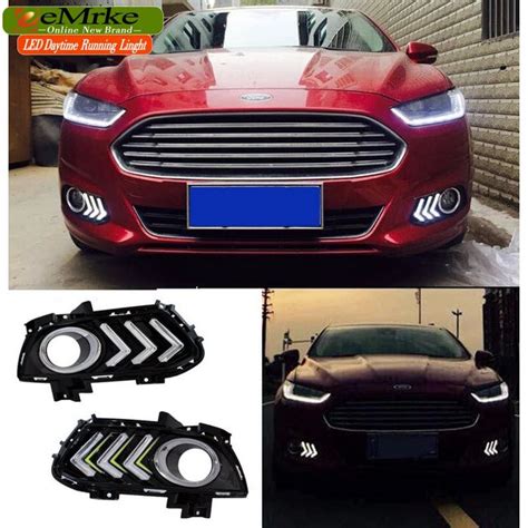 Eemrke Car Led Daytime Running Lights For Ford Mondeo Fusion Mk V