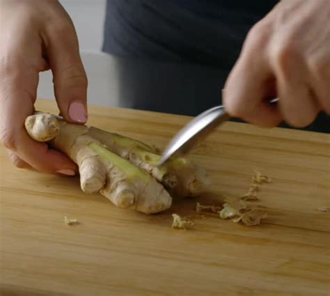 How To Peel Ginger With A Spoon Diy Joy