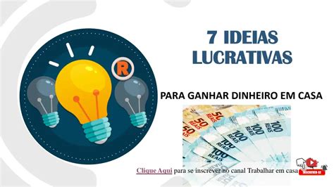 Ideias Lucrativas Para Ganhar Dinheiro Trabalhando Em Casa Pdf