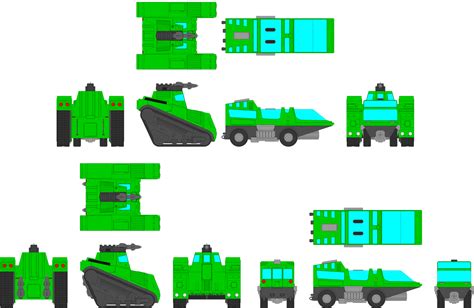 Judge Dredd K 2001 Killdozer And Landraider 1 By Jon Bluestone On