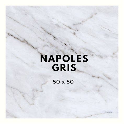 NAPOLES GRIS 50X50 X CAJA CAÑUELAS San Vicente Construcciones