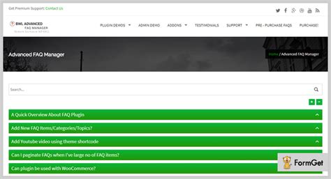 7 Best Faq Wordpress Plugins 2022 Free And Paid Formget