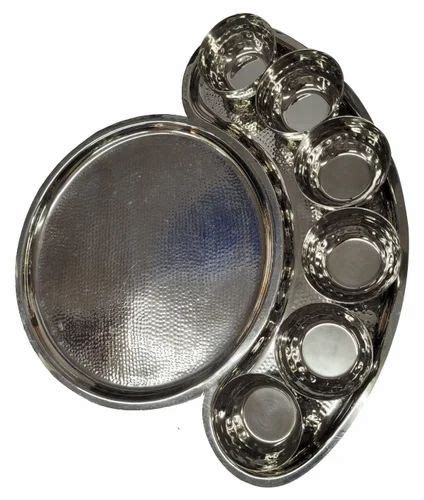 Stainless Steel Maharaja Bhog Dinner Thali Set At Rs Piece